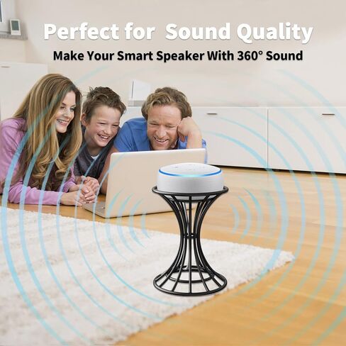 Smart Speaker Table Stand for Echo Dot 5nd/4rd/3th/2th Gen,Echo 4th/ 3rd/2th Gen, Echo Glow, Apple Homepod Mini and Google HomeMini/Nest-Mini, Desktop Holder Protect Smart Speaker in Saudi Arabia
