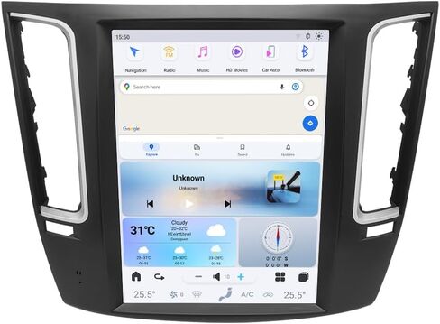 Car Radio GPS Player for Maserati Levante 2014-2020 Android 13.0 Head Unit Navigation 10.4 Inch Tesla Style Car Stereo Carplay Android Auto Bluetooth WiFi Support DSP 4G (8-128GB) in Kuwait