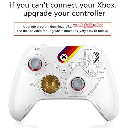 Dinosoo Wireless Controller for Xbox One Series X/S PC, Bluetooth Dual Vibration TURBO Function 3.5mm Headphone Jack Macro Function - Starfield in Kuwait