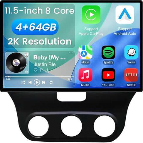 4G-LTE 13.1-inch 8 Core 6+128GB Car Radio Stereo for Dodge Ram 2019-2024 in Kuwait