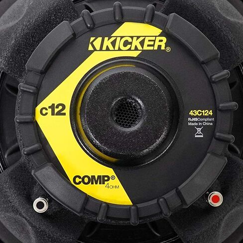KICKER Comp 12-inch (30cm) Subwoofer, 4-Ohm, RoHS Compliant in Kuwait