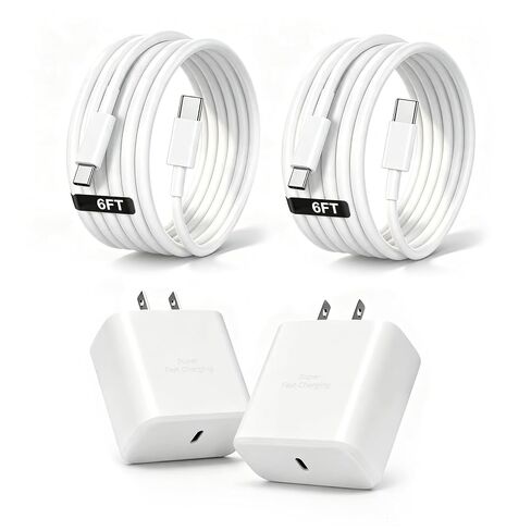 60W for Samsung Charger, Super USB C Fast Android Phone Charger 2Pack Cords in Kuwait