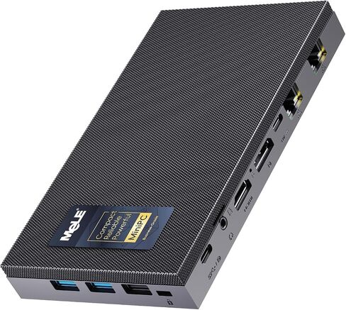 MeLE QuieterDL Dual LAN Fanless Mini PC, N150 16GB 512GB Mini Computers in Kuwait