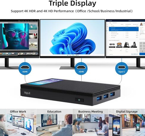 MeLE Quieter3C Fanless Mini PC N5100 8GB 128GB in Kuwait