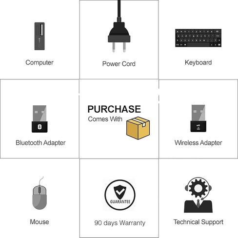 HP EliteDesk 800 G6 Mini PC Desktop Computer, Intel Core i7-10700T Renewed in Kuwait