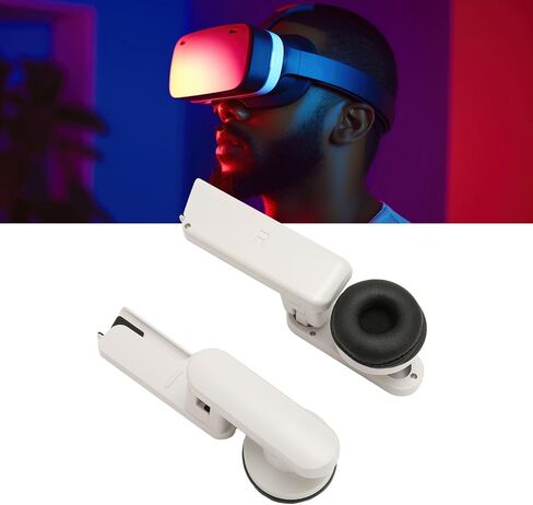 VR Headset Headphones Comfortable Rotatable Conductive Headphones for PICO 4 Pro 3D Sound Effect for Long Lasting Carrying ABSSuitable in Saudi Arabia