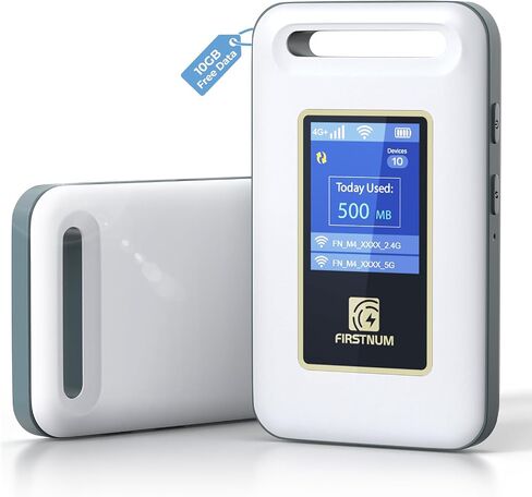 Portable WiFi Hotspot for Travel, Mobile Hotspot, 5GB Free US Data in Saudi Arabia