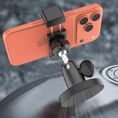 Magnetic Phone Holder for Motorcycle Gas Tank[Anti-Scratch]Strong Magnet Motorcycle Phone Mount for Harley Davidson, Indian Motorcycle, Kawasaki, Honda, Yamaha, BMW Motorrad, Fit iPhone 17 16 in Kuwait
