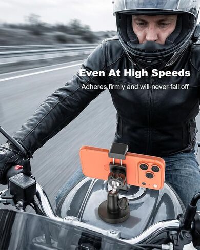 Magnetic Phone Holder for Motorcycle Gas Tank[Anti-Scratch]Strong Magnet Motorcycle Phone Mount for Harley Davidson, Indian Motorcycle, Kawasaki, Honda, Yamaha, BMW Motorrad, Fit iPhone 17 16 in Kuwait