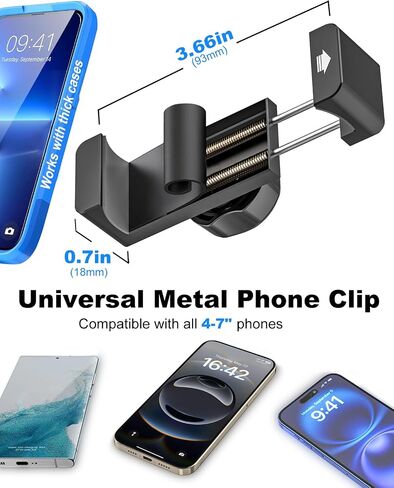 Magnetic Phone Holder for Motorcycle Gas Tank[Anti-Scratch]Strong Magnet Motorcycle Phone Mount for Harley Davidson, Indian Motorcycle, Kawasaki, Honda, Yamaha, BMW Motorrad, Fit iPhone 17 16 in Kuwait