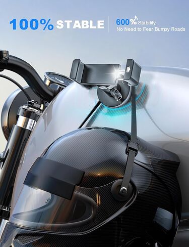 Magnetic Phone Holder for Motorcycle Gas Tank[Anti-Scratch]Strong Magnet Motorcycle Phone Mount for Harley Davidson, Indian Motorcycle, Kawasaki, Honda, Yamaha, BMW Motorrad, Fit iPhone 17 16 in Kuwait