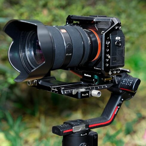 MINIFOCUS Universal Camera Quick Release Plate Kit for Camera Tripod Mount, Arca Swiss Plate with 1/4" Screw, Quick Setup w/ 1/4" to 3/8" Threaded Hole Gimbles Sliders Tripod Adapter in Kuwait