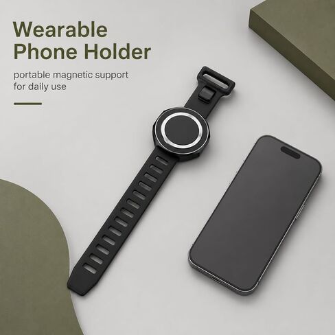 Stroller Phone Holder,Gym Fitness Phone Mount For Magsafe,Magnetic Phone Holder For Stroller,Golf Cart Phone Holder,Steering Wheel Phone Holder For Gym,Golf Push Cart,Treadmill, Exercise Bikes in Saudi Arabia
