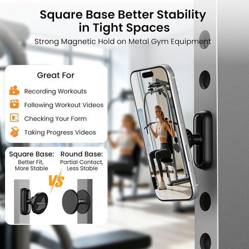 Itramax Gym Magnetic Phone Holder,360° Dual N52 Magnet Cell Phone Mount in Kuwait