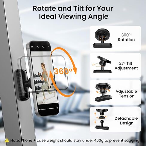 Itramax Gym Magnetic Phone Holder,360° Dual N52 Magnet Cell Phone Mount in Kuwait