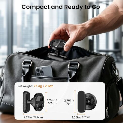Itramax Gym Magnetic Phone Holder,360° Dual N52 Magnet Cell Phone Mount in Kuwait