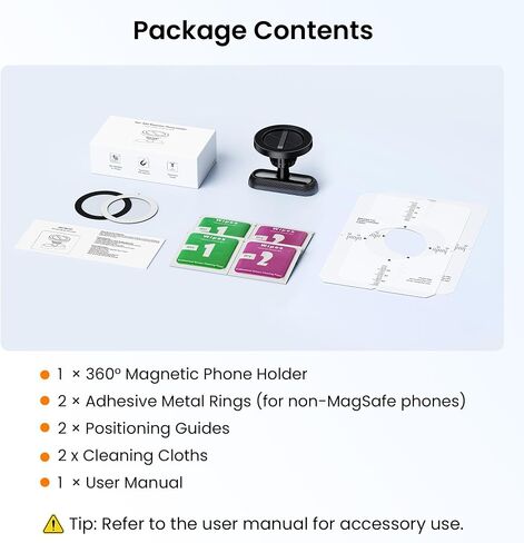 Itramax Gym Magnetic Phone Holder,360° Dual N52 Magnet Cell Phone Mount in Kuwait