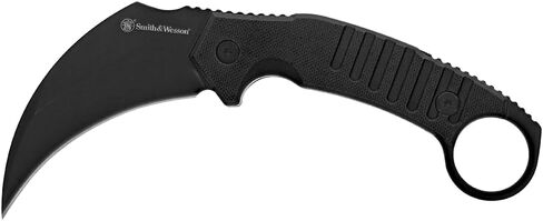 Smith&Wesson Extreme OPS Full Tang Fixed Blade Karambit Knife with 3.25" Blade Length for Outdoor, Tactical, Survival and EDC in Kuwait