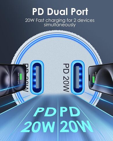 iPhone 17/17Pro Max Car Charger Fast Charging,40W Cigarette Lighter Adapter in Kuwait