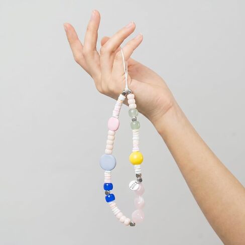 Bloomish Handmade Colorful Beaded Phone Charm Strap in Kuwait
