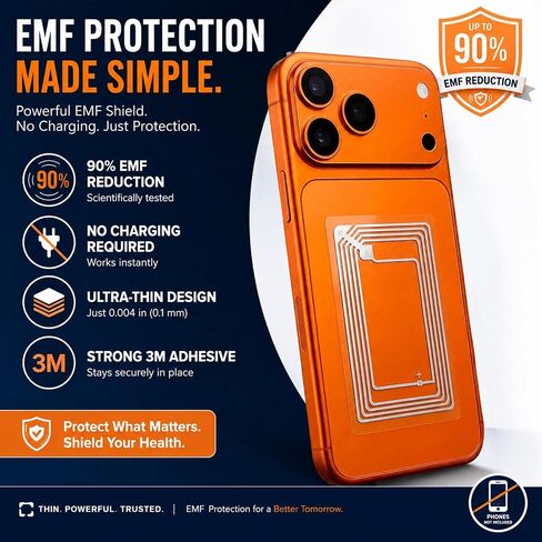 Protection Sticker for Cell Phone，Compact Adhesive Chip for iPhone, Laptop (Clear in Kuwait