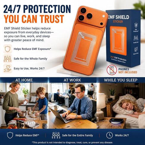 Protection Sticker for Cell Phone，Compact Adhesive Chip for iPhone, Laptop (Clear in Kuwait