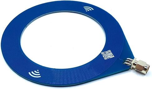 Mini BB Antenna 9.9khz to 181mhz,Portable Shortwave Loop Antenna with SMA Connector,Broad Frequency Donut MW SW Antenna for Malachite SDR TEF6686 Receiver in Kuwait