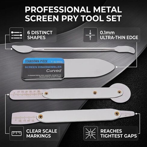 Zopsc Metal Spudger Pry Tool Kit, 6-Piece Stainless Steel in Kuwait