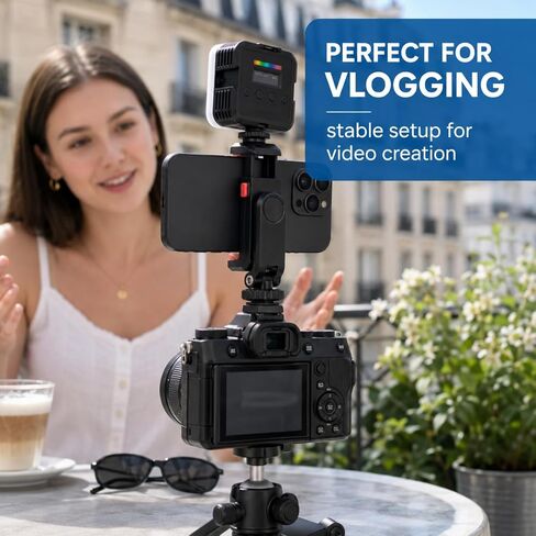 Hot Shoe Phone Mount with 360 Rotation in Saudi Arabia