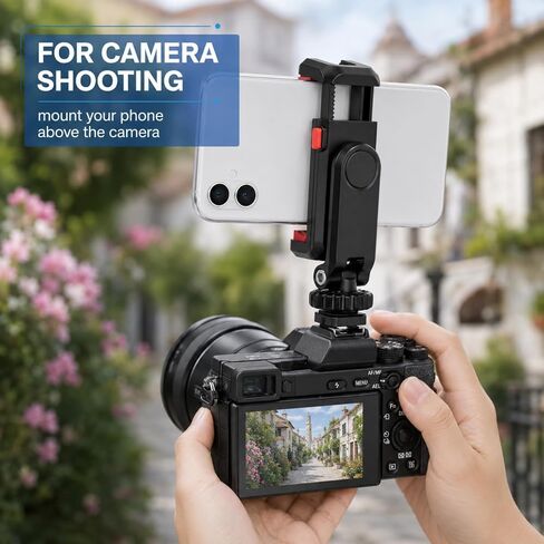 Hot Shoe Phone Mount with 360 Rotation in Saudi Arabia