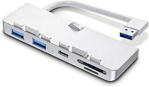 USB 3.0 Hub for iMac (2012-2019) 21.5/27 inch, Aluminum Front Port Expander with 3 USB-A Ports and SD/TF Card Reader - Slim Plug and Play Adapter for iMac 5K, iMac Pro (Not for M1/M3) in Saudi Arabia