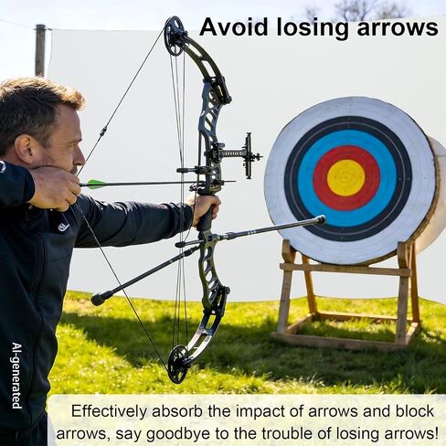 SPG 2mm Archery Backstop，Archery Netting Backstop Withstand 50lbs Impact High Density Arrow Backstop for Compound Recurve and Crossbow Indoor Outdoor Backyard Shooting Practice in Kuwait