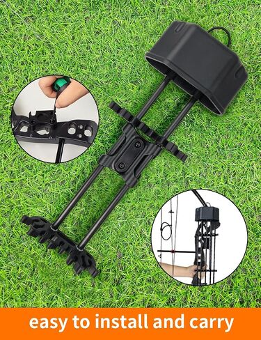 THREE ARCHERS 5 Spot Arrow Quiver for Compound Bow Quick Detach Mounted Bracket Potable Arrow Quiver for Shooting&Hunting in Saudi Arabia