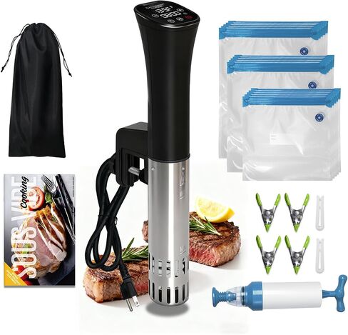 CATTLEMAN Sous Vide Cooker with Container & Lid 12QT, Wine Chiller, 1000W in Kuwait
