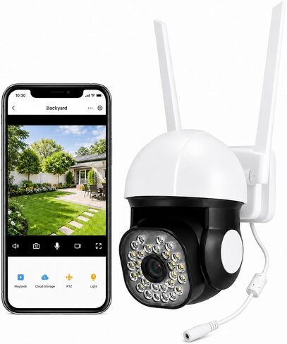 2K Wireless Security Camera, 360° PTZ Surveillance Camera in Saudi Arabia