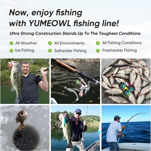 Braided Fishing Line, Enhanced Coating Tech,Zero Stretch Line, 4 Strand, Moss Green, 328YDS, 4LB, 0.05MM in Saudi Arabia