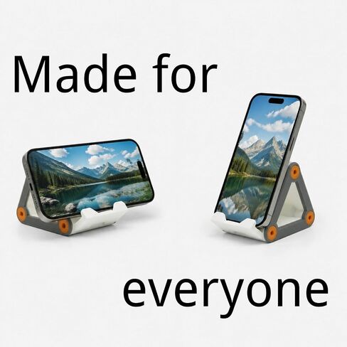 Personalized Phone Stand for Desk, Custom 50°/60°/70° Phone Holder in Saudi Arabia
