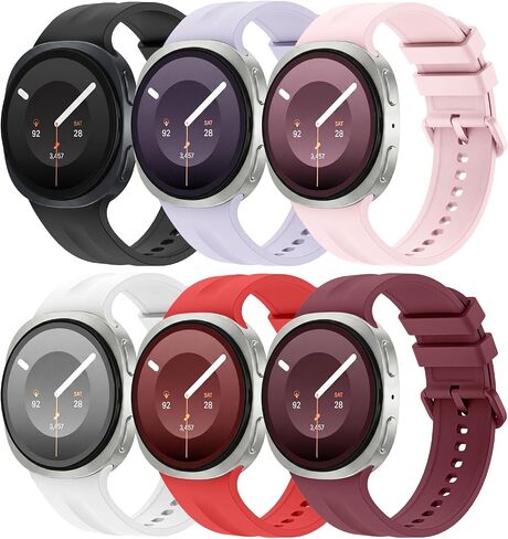 6 Pack Bands Compatible for Samsung Galaxy Watch 9 8 40mm 44mm/Classic 46mm in Kuwait