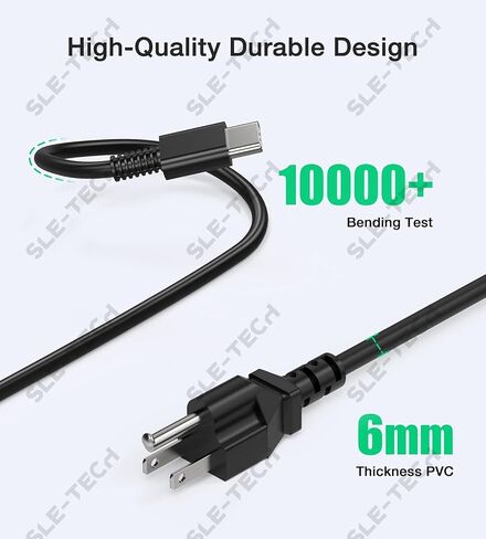SLE-TECH USB C Laptop Charger Compatible with HP Chromebook 14 14A G5 11 11A G6 G7 G8 EE R13 X360 14-ca051wm ca052wm ca091wm ca061dx 11-ae051wm ae001tu ae027nr 12-c012dx (Pack of 2) in Kuwait