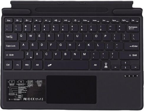 ASHATA Pro Bluetooth Keyboard, 7 Color Backlit Rechargeable with Touchpad in Kuwait