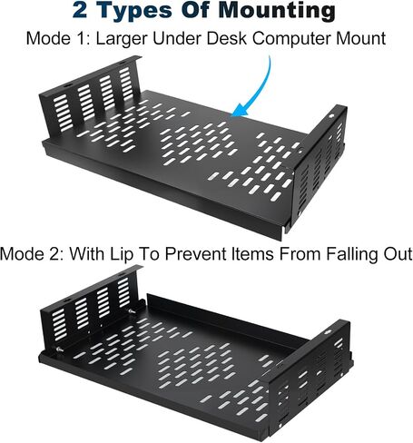 Adjustable Under Desk Mount for Small Form Factor SFF Computers and PCs in Kuwait