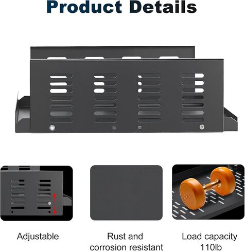 Adjustable Under Desk Mount for Small Form Factor SFF Computers and PCs in Kuwait