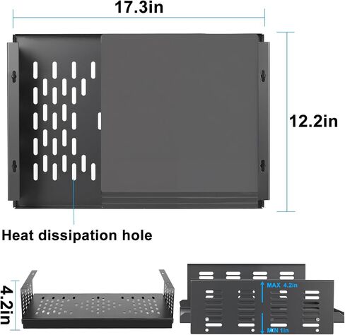 Adjustable Under Desk Mount for Small Form Factor SFF Computers and PCs in Kuwait