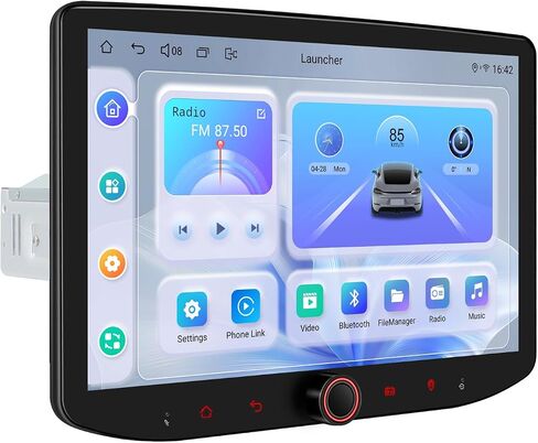 Joying Car Radio for Jeep Compass 2017-2020, Android 13 Head Unit 10.1 Inch IPS Touchscreen Stereo for 8.4" OEM Display, with CarPlay & Android Auto, GPS Navigation, AM/FM, Volume Knob(JY-CR813T4) in Saudi Arabia