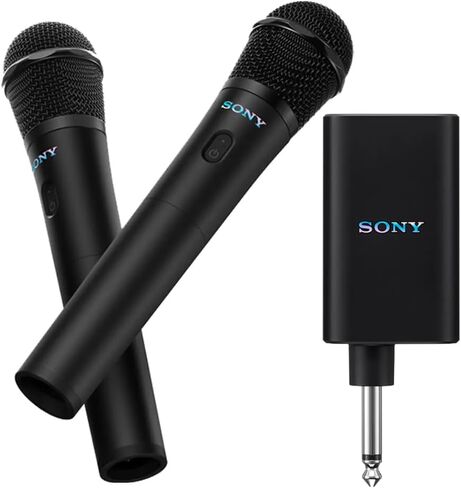 Sony SRSULT900AC ULT Power Sound Series ULT Tower 9AC Party Speaker Bluetooth Black Bundle with Sony ULT Power Sound Series ULT MIC Wireless Microphone (2 Mics, 1 Receiver) in Kuwait