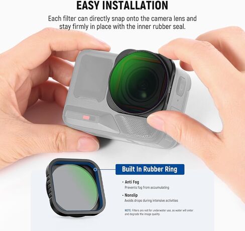 NEEWER CPL Filter Compatible with Insta360 Ace Pro Insta 360 Ace Pro 2, Action Camera Lens Filter Accessories, NOT Compatible with Updated Version Redesigned Round Octagonal Lens Guard, FL-C19 in Kuwait