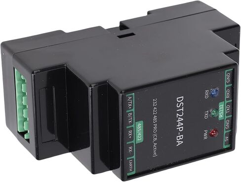Pissente Serial Port Converter Module ABS Isolated Serial Port Conversion Module SP3232 SP3485 Rail Mount DB9 Terminal Block for PLC Industrial Control Communication in Kuwait