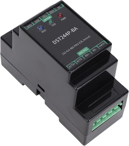Pissente Serial Port Converter Module ABS Isolated Serial Port Conversion Module SP3232 SP3485 Rail Mount DB9 Terminal Block for PLC Industrial Control Communication in Kuwait
