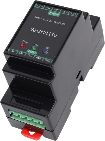 Pissente Serial Port Converter Module ABS Isolated Serial Port Conversion Module SP3232 SP3485 Rail Mount DB9 Terminal Block for PLC Industrial Control Communication in Kuwait