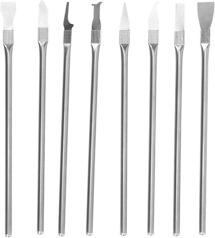 Metal Phone Opening Pry Repair Tool Spudger Set Thin Blade CPU Remover Chip BGA Maintenance Knife for Tablets Laptop Game Machine (8 in 1 Single End) in Saudi Arabia